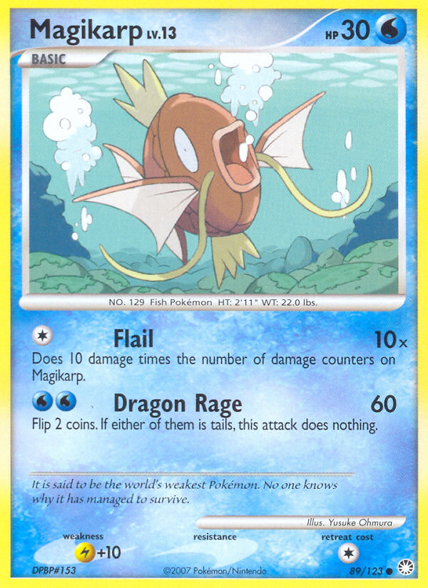 Magikarp (89/123) [Diamond & Pearl: Mysterious Treasures] | Good Games North