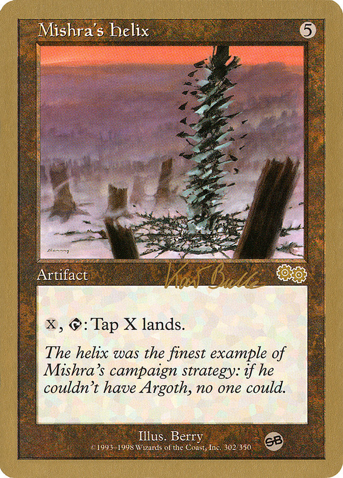 Mishra's Helix (Kai Budde) (SB) [World Championship Decks 1999] | Good Games North