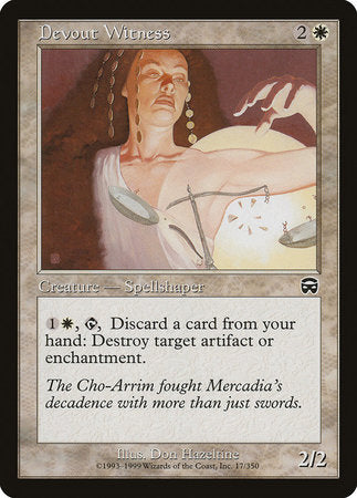 Devout Witness [Mercadian Masques] | Good Games North