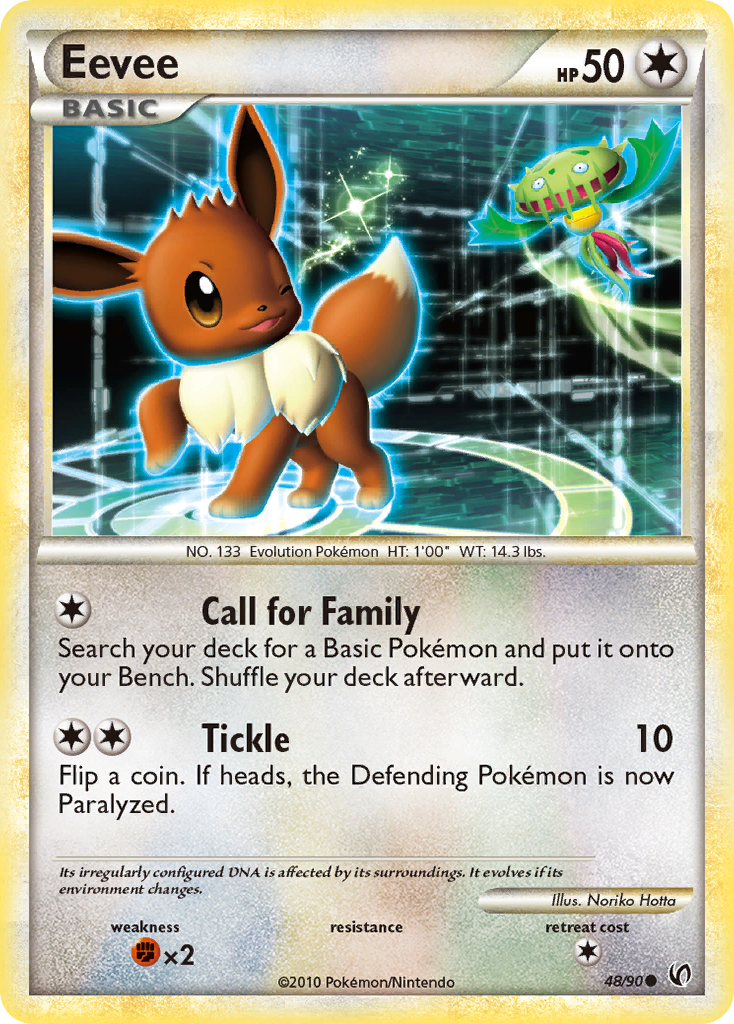 Eevee (48/90) [HeartGold & SoulSilver: Undaunted] | Good Games North