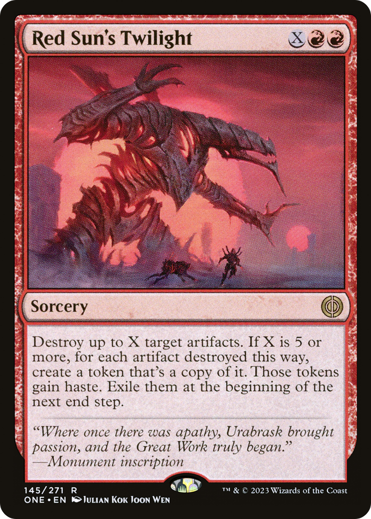 Red Sun's Twilight [Phyrexia: All Will Be One] | Good Games North