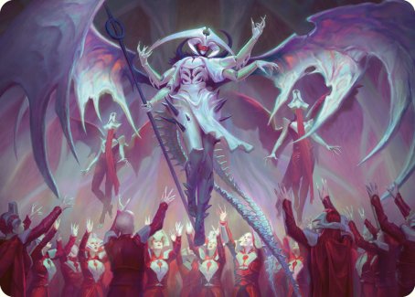 Atraxa, Grand Unifier Art Card [Phyrexia: All Will Be One Art Series] | Good Games North
