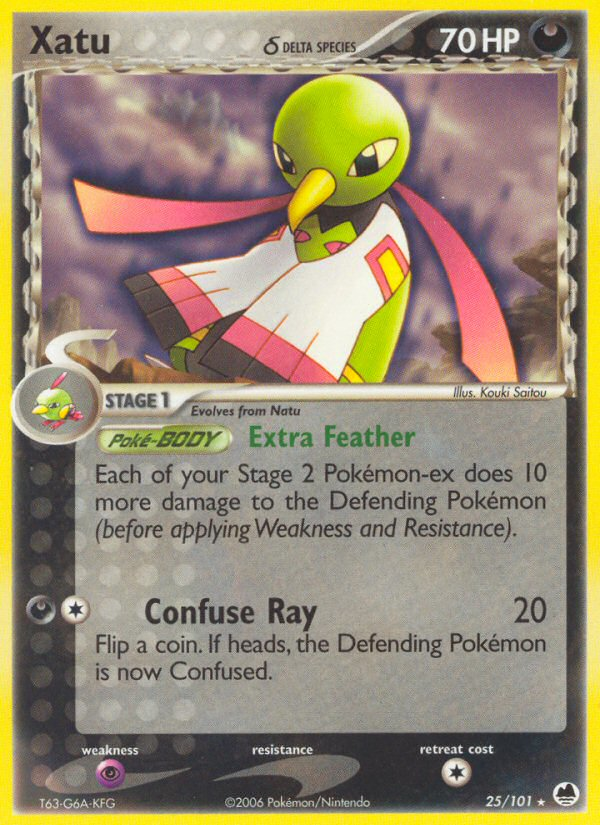 Xatu (25/101) (Delta Species) [EX: Dragon Frontiers] | Good Games North