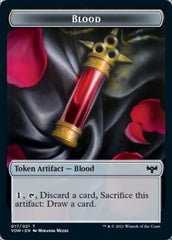 Blood // Bat Double-sided Token [Innistrad: Crimson Vow Commander Tokens] | Good Games North
