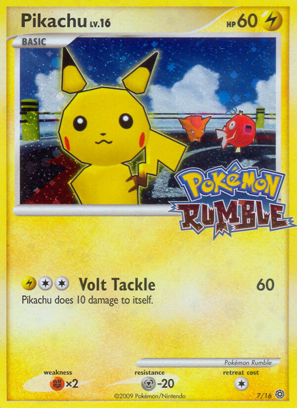 Pikachu (7/16) [Pokémon Rumble] | Good Games North
