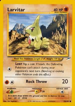 Larvitar (70/105) [Neo Destiny Unlimited] | Good Games North