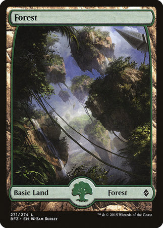 Forest (271) - Full Art [Battle for Zendikar] | Good Games North