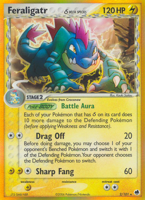 Feraligatr (2/101) (Delta Species) [EX: Dragon Frontiers] | Good Games North
