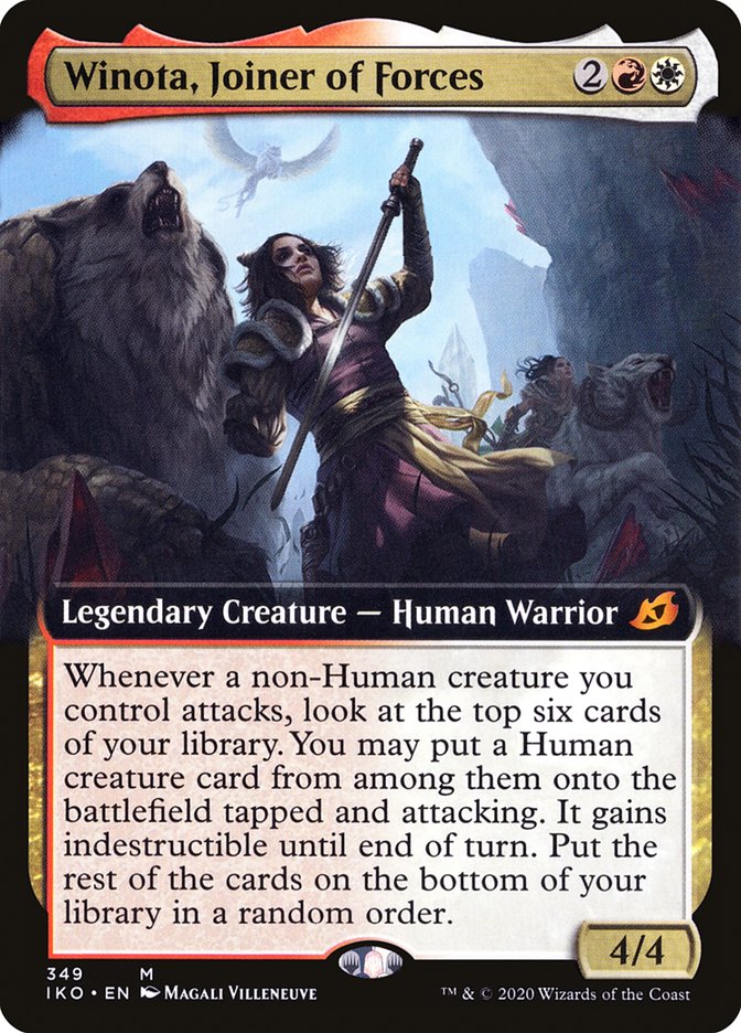 Winota, Joiner of Forces (Extended Art) [Ikoria: Lair of Behemoths] | Good Games North