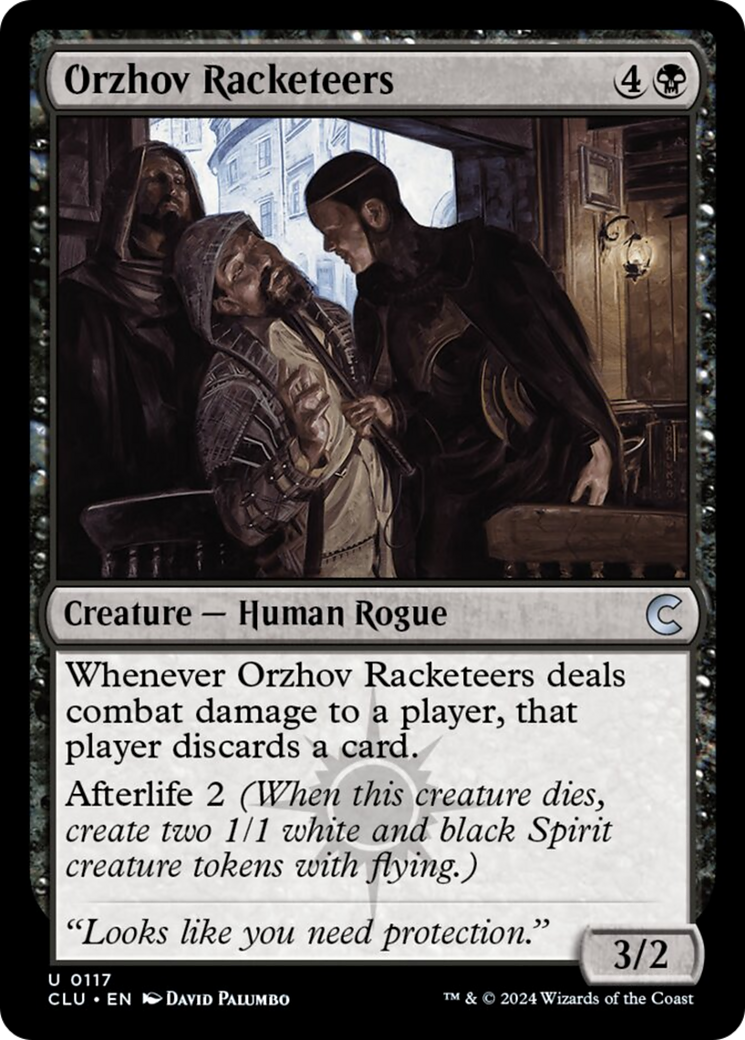 Orzhov Racketeers [Ravnica: Clue Edition] | Good Games North