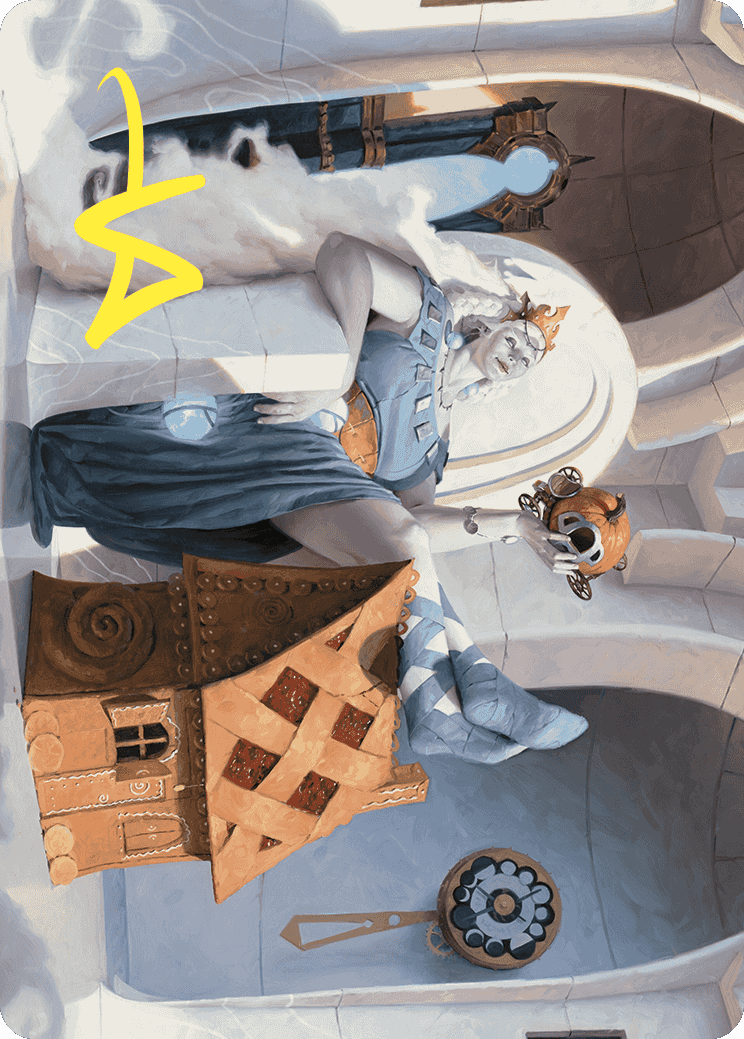 Beluna Grandsquall Art Card (Gold-Stamped Signature) [Wilds of Eldraine Art Series] | Good Games North
