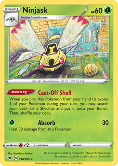 Ninjask (014/185) [Sword & Shield: Vivid Voltage] | Good Games North