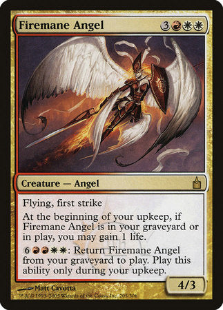 Firemane Angel [Ravnica: City of Guilds] | Good Games North