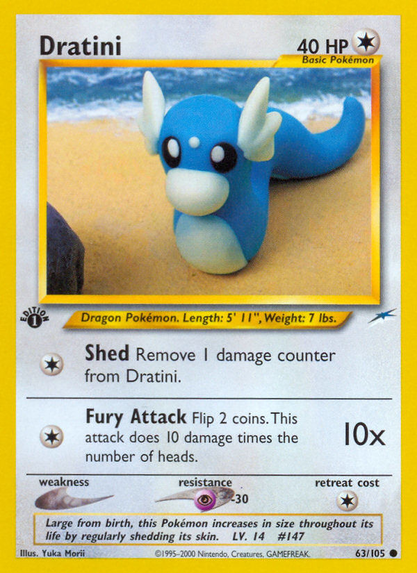 Dratini (63/105) [Neo Destiny 1st Edition] | Good Games North
