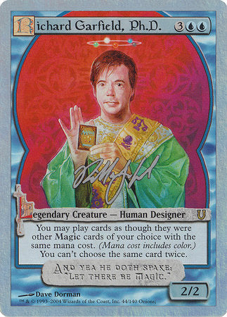 Richard Garfield, Ph.D. (Alternate Foil) [Unhinged] | Good Games North