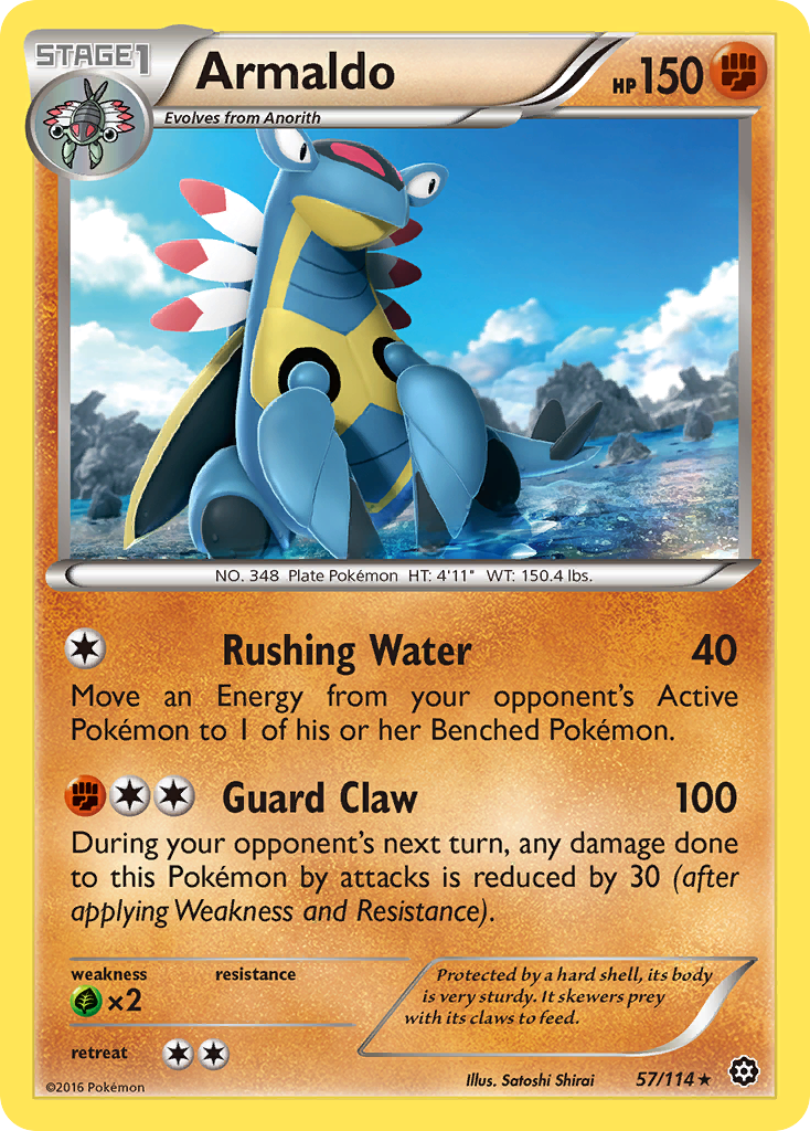 Armaldo (57/114) [XY: Steam Siege] | Good Games North