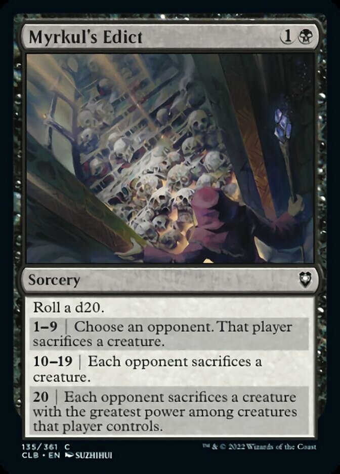 Myrkul's Edict [Commander Legends: Battle for Baldur's Gate] | Good Games North
