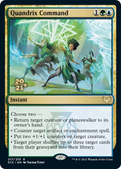 Quandrix Command [Strixhaven: School of Mages Prerelease Promos] | Good Games North
