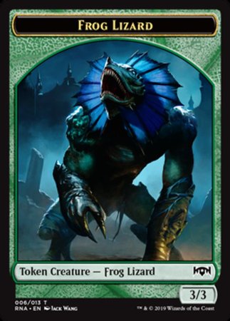 Frog Lizard Token [Ravnica Allegiance Tokens] | Good Games North