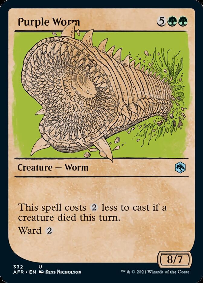 Purple Worm (Showcase) [Dungeons & Dragons: Adventures in the Forgotten Realms] | Good Games North