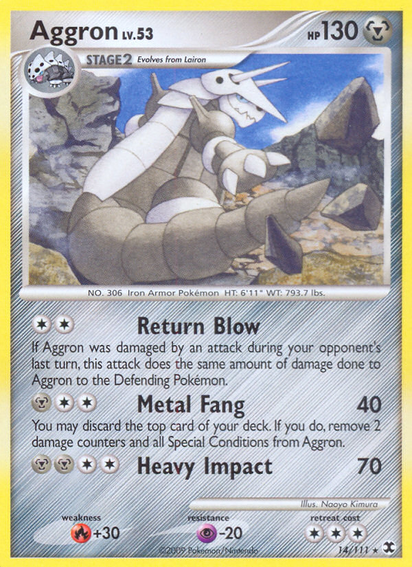 Aggron (14/111) [Platinum: Rising Rivals] | Good Games North