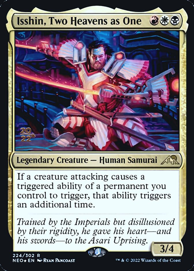 Isshin, Two Heavens as One [Kamigawa: Neon Dynasty Prerelease Promos] | Good Games North