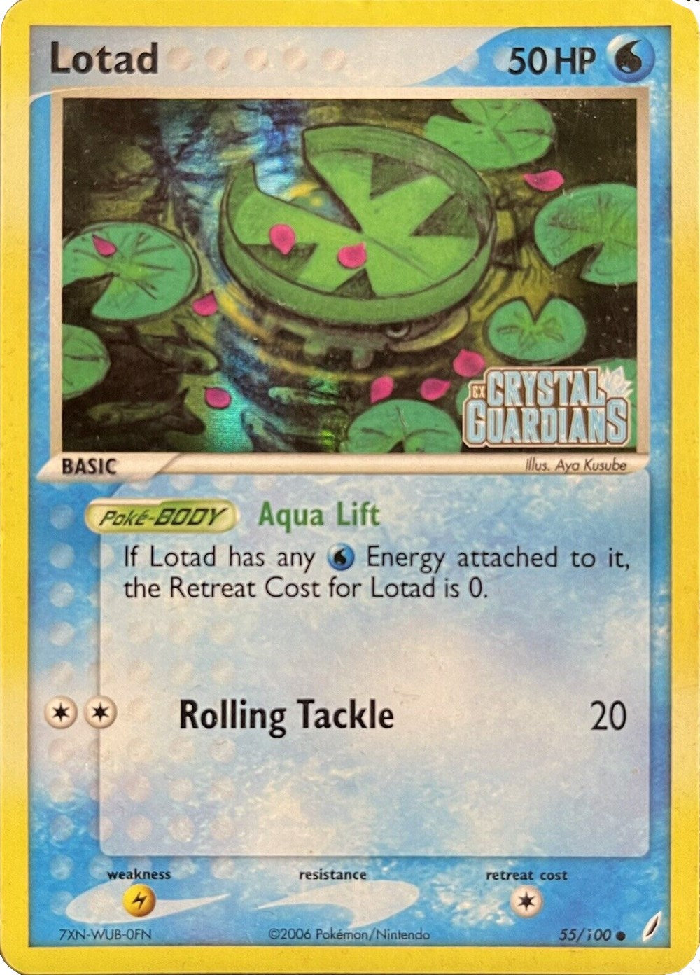 Lotad (055/100) (Theme Deck Exclusive) [EX: Crystal Guardians] | Good Games North