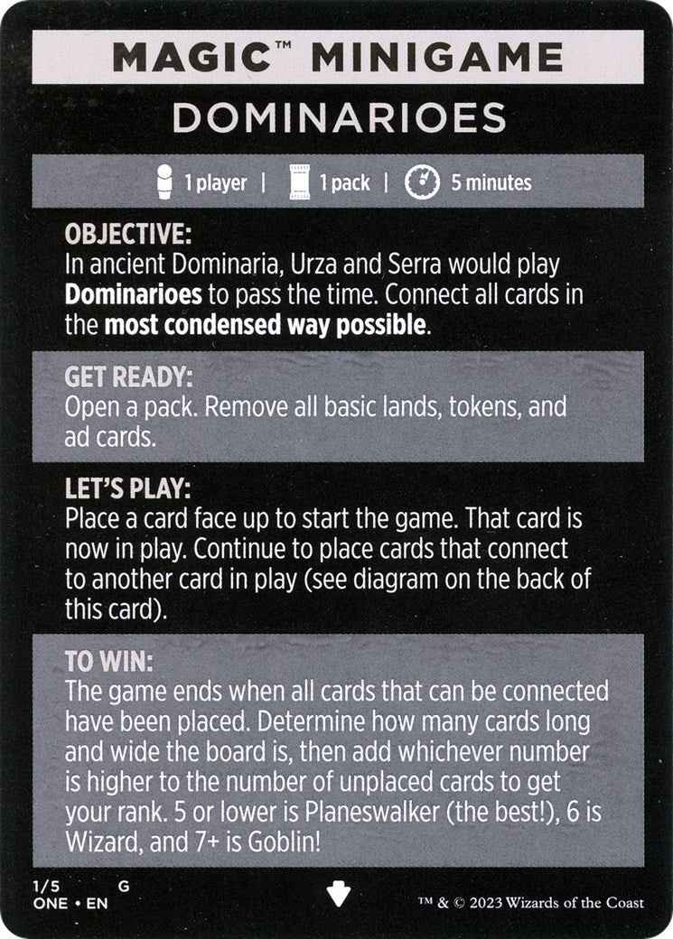 Dominarioes (Magic Minigame) [Phyrexia: All Will Be One Minigame] | Good Games North
