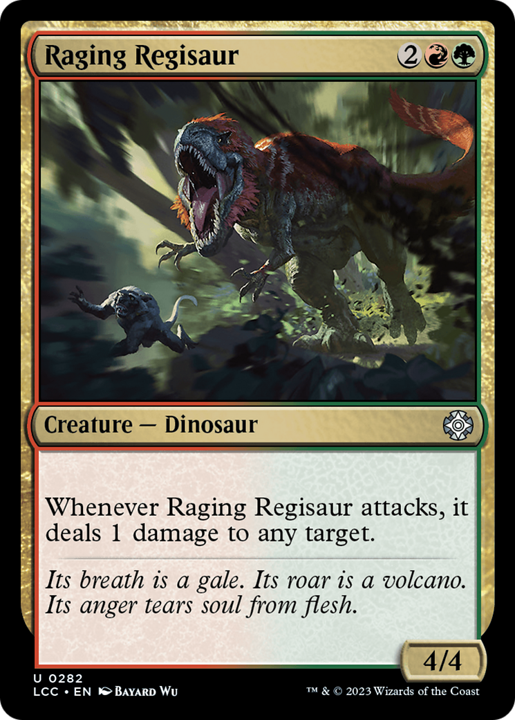 Raging Regisaur [The Lost Caverns of Ixalan Commander] | Good Games North
