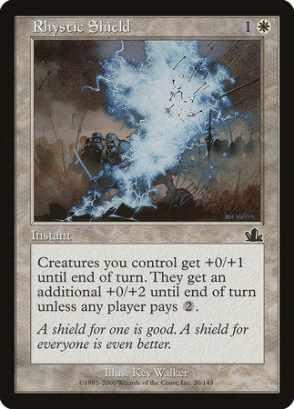 Rhystic Shield [Prophecy] | Good Games North