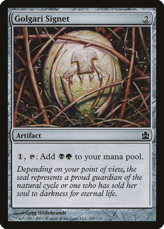 Golgari Signet [Commander 2011] | Good Games North