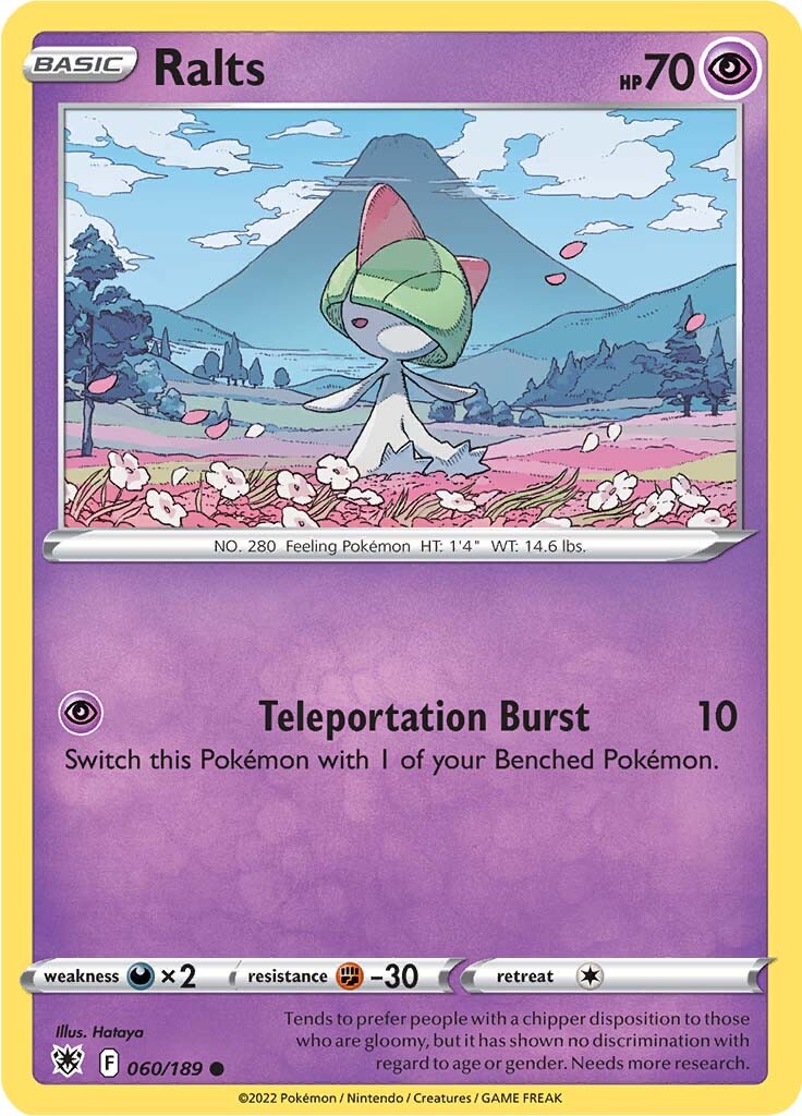 Ralts (060/189) [Sword & Shield: Astral Radiance] | Good Games North