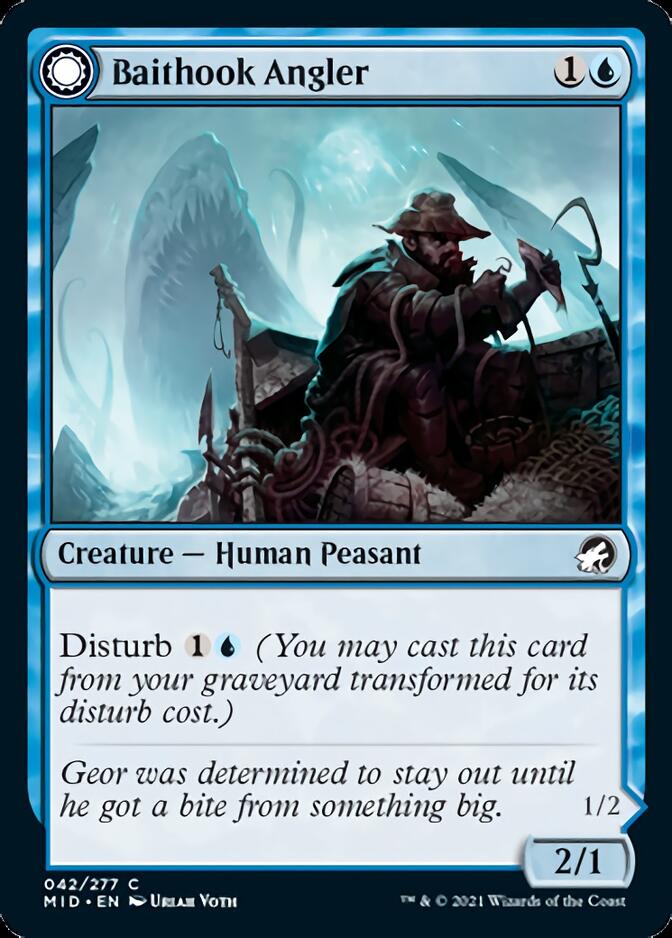 Baithook Angler // Hook-Haunt Drifter [Innistrad: Midnight Hunt] | Good Games North