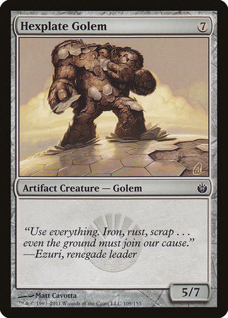 Hexplate Golem [Mirrodin Besieged] | Good Games North