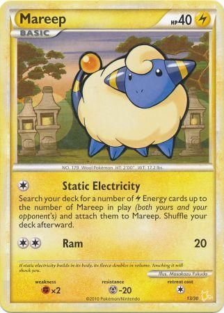 Mareep (13/30) [HeartGold & SoulSilver: Trainer Kit - Raichu] | Good Games North