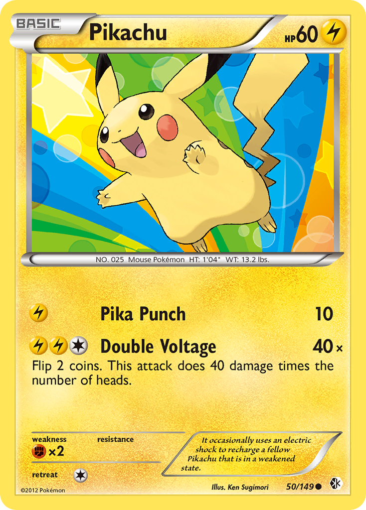 Pikachu (50/149) [Black & White: Boundaries Crossed] | Good Games North