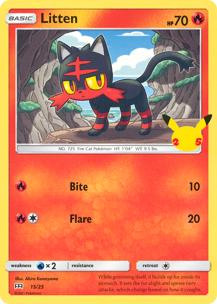 Litten (15/25) [McDonald's 25th Anniversary] | Good Games North