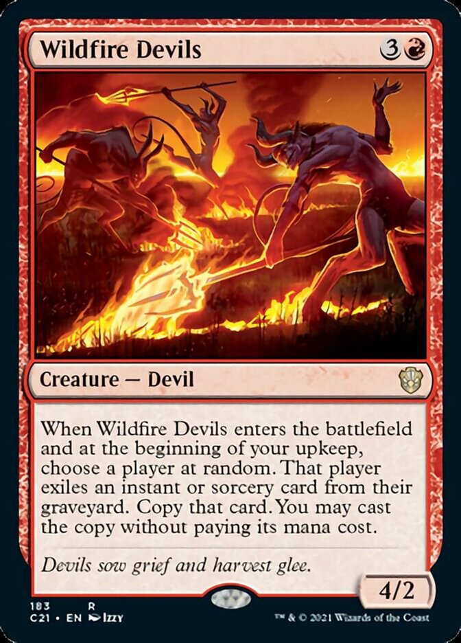 Wildfire Devils [Commander 2021] | Good Games North
