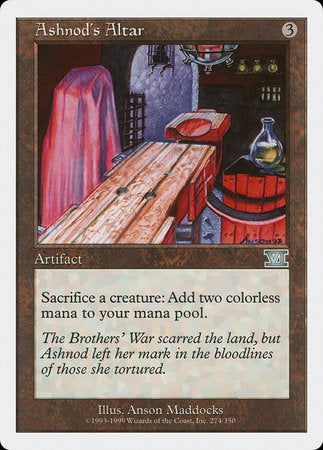 Ashnod's Altar [Classic Sixth Edition] | Good Games North