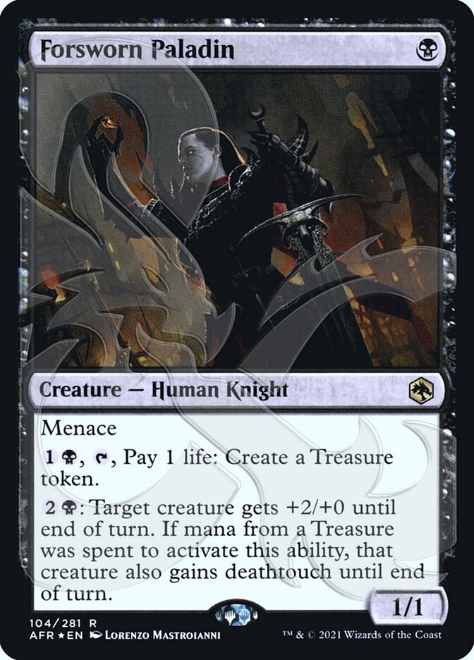 Forsworn Paladin (Ampersand Promo) [Dungeons & Dragons: Adventures in the Forgotten Realms Promos] | Good Games North