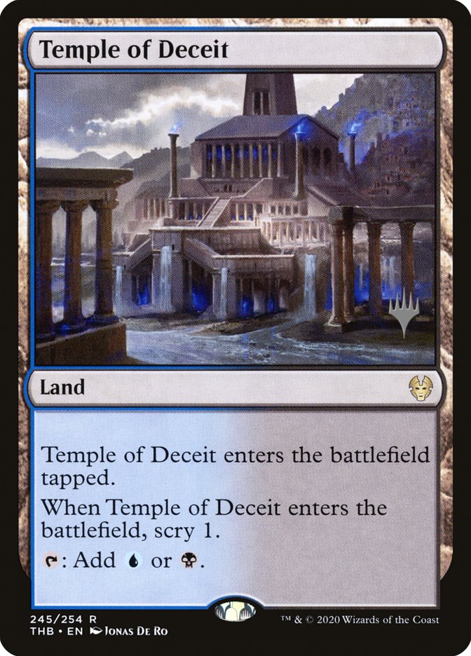 Temple of Deceit (Promo Pack) [Theros Beyond Death Promos] | Good Games North