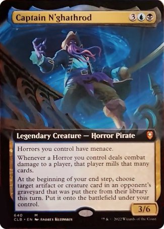 Captain N'ghathrod (Extended Art) [Commander Legends: Battle for Baldur's Gate] | Good Games North