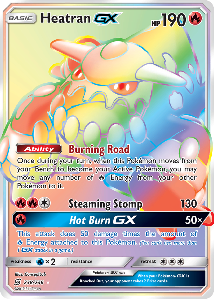 Heatran GX (238/236) [Sun & Moon: Unified Minds] | Good Games North