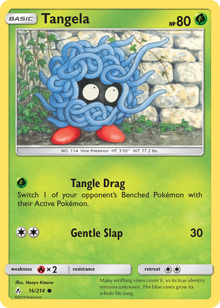 Tangela (16/214) [Sun & Moon: Unbroken Bonds] | Good Games North