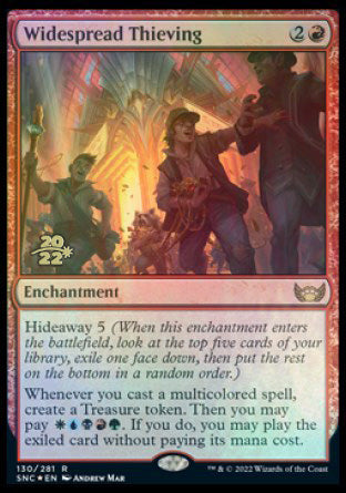 Widespread Thieving [Streets of New Capenna Prerelease Promos] | Good Games North
