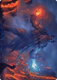 Aegar, the Freezing Flame Art Card [Kaldheim: Art Series] | Good Games North