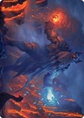 Aegar, the Freezing Flame Art Card [Kaldheim: Art Series] | Good Games North