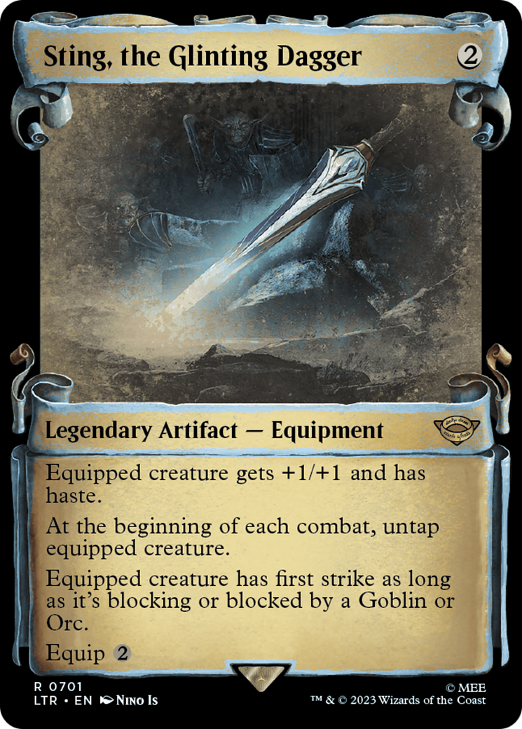 Sting, the Glinting Dagger [The Lord of the Rings: Tales of Middle-Earth Showcase Scrolls] | Good Games North