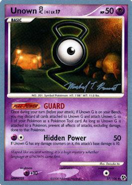 Unown G LV.17 (57/106) (Boltevoir - Michael Pramawat) [World Championships 2010] | Good Games North