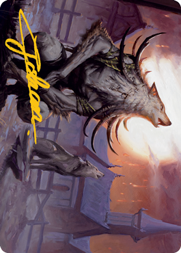 Lord of the Ulvenwald Art Card (Gold-Stamped Signature) [Innistrad: Midnight Hunt Art Series] | Good Games North